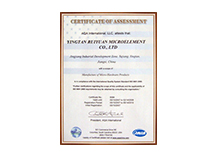 ISO9000英文版證書